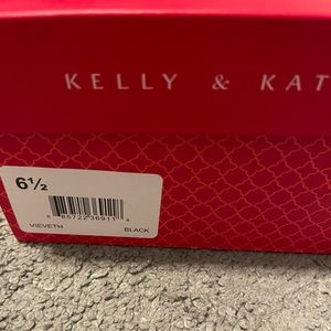 Kelly and Kate black flats